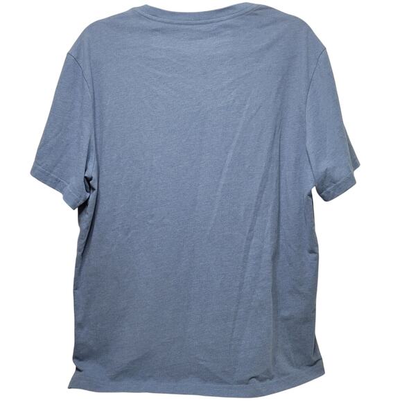 Untuckit Shirt Mens Large Blue T Shirt Tee Short Sleeve Casual Active Outdoor - Picture 4 of 4